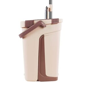Mop with Bucket Hands-Free Microfiber System 360°